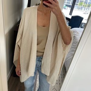 Cotton On Knit Cream Poncho